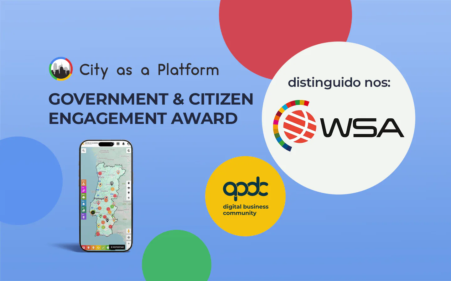 City as a Platform wins WSA Portugal and will represent Portugal on the global stage